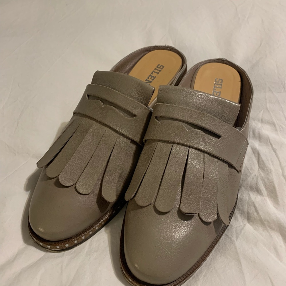 Silent D Tan Mules Size 39 - image 1